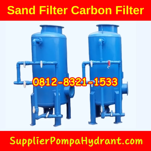 Sand Filter Carbon Filter 50Lpm 100Lpm
