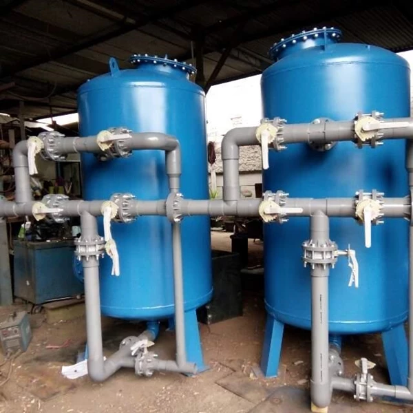 carbon filters and sand filter